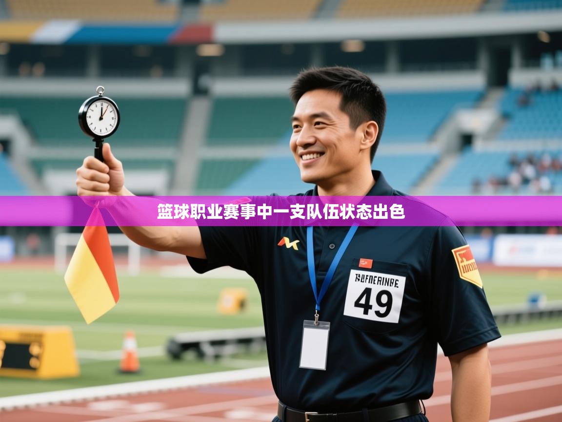 篮球职业赛事中一支队伍状态出色
